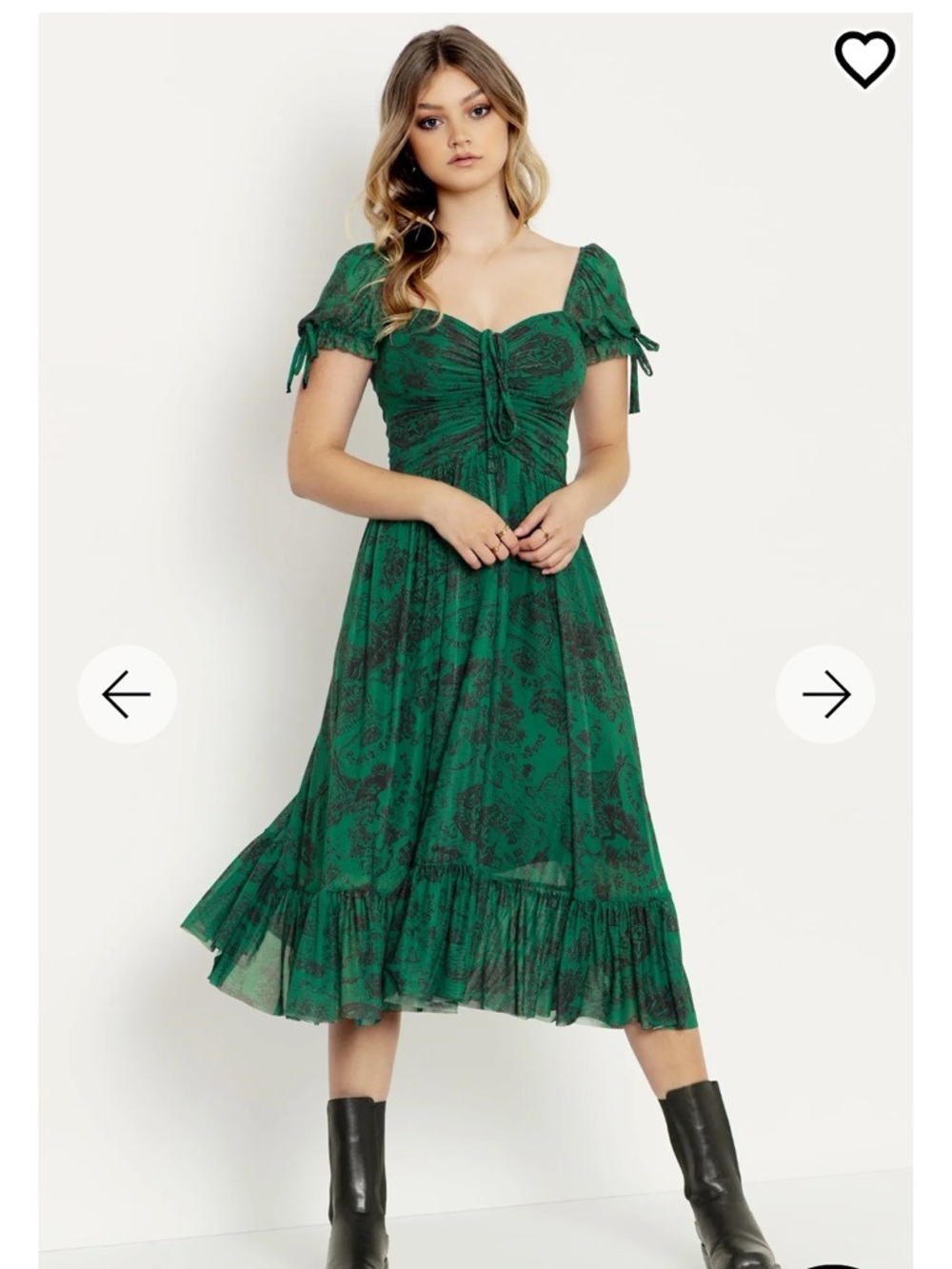 Legend of Zelda Blackmilk Tie-Front Midi Dress